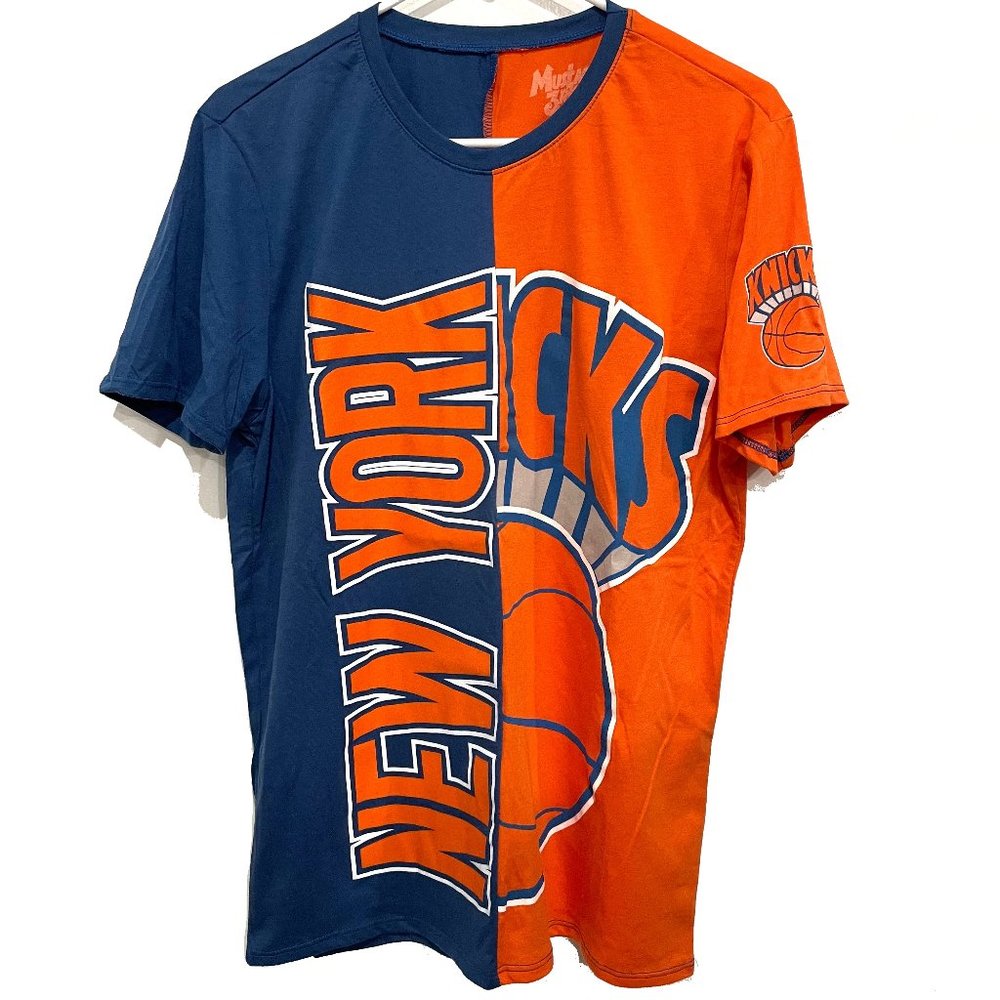 NBA NEW YORK KNICKS COLOR DIVIDED T-SHIRT- LARGE- NWOT